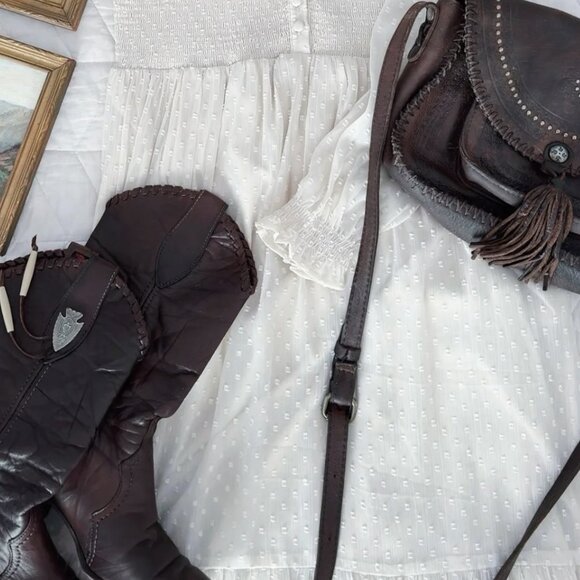 Patricia Nash Beaumont Leather Crossbody Purse - Picture 2 of 6